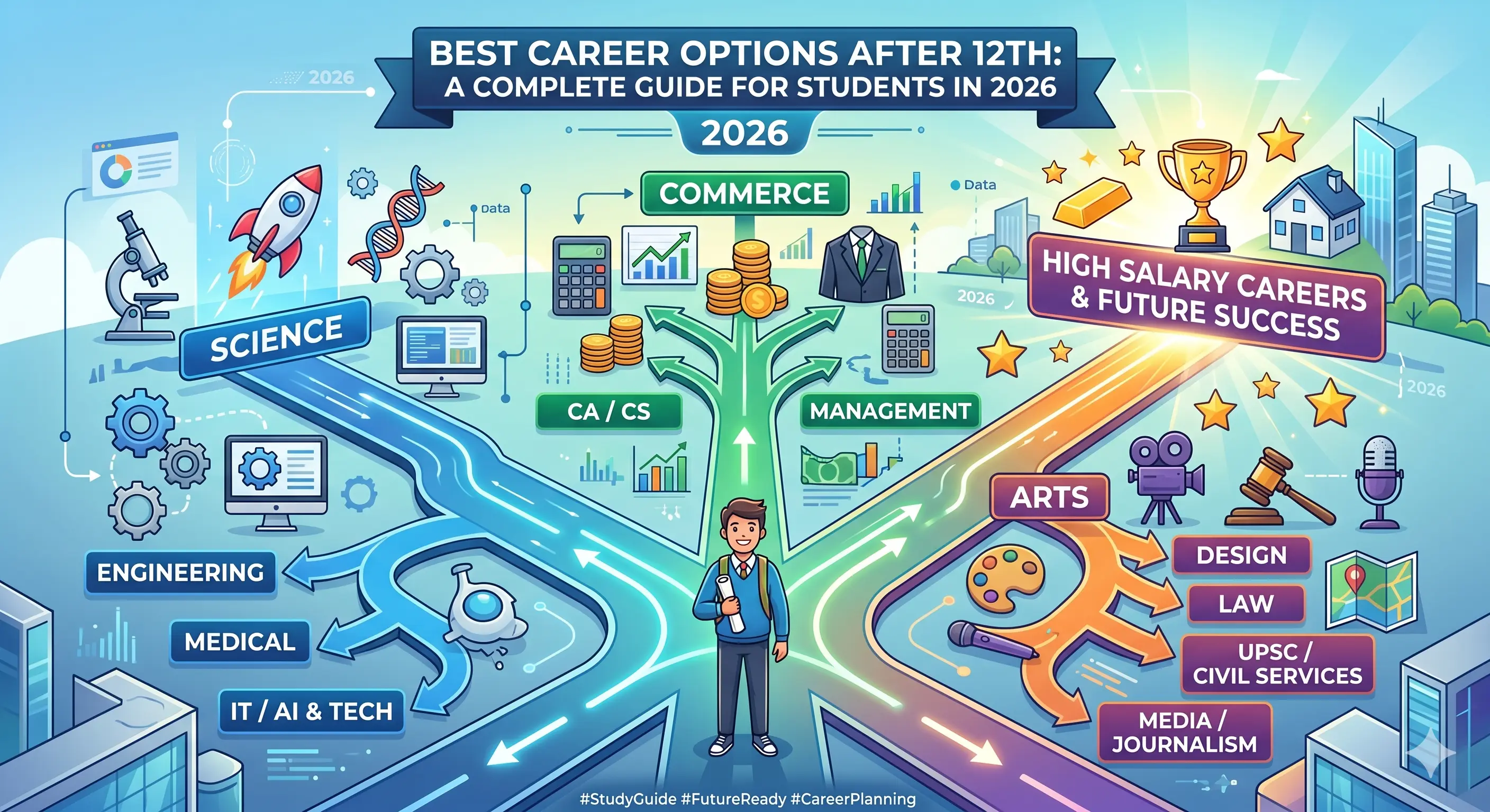 Best Career Options After 12th – Complete Career Guide for Students