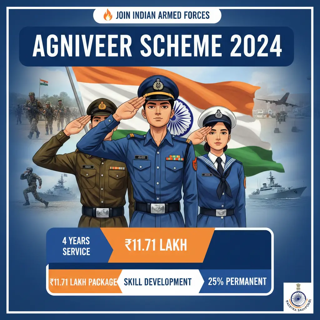 Agniveer Scheme (Agnipath Yojana): Complete Guide 2026 – Eligibility, Salary, Benefits & How to Apply
